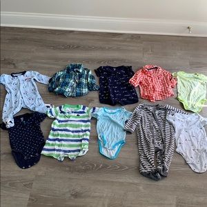 10 piece lot of size 9 month boys clothes